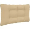 Lauko sofa pagalvėlė 2 pcs Smėlio Poliesteris