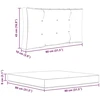 Lauko sofa pagalvėlė Poliesteris spalvingas 80 x 80 cm