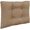 Lauko sofa pagalvėlė 2 pcs Taupe Poliesteris
