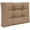 Lauko sofa pagalvėlė 2 pcs Taupe Poliesteris