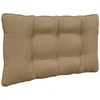 Lauko sofa pagalvėlė 2 pcs Taupe Poliesteris