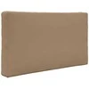 Lauko sofa pagalvėlė 2 pcs Taupe Poliesteris