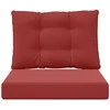 Lauko sofa pagalvėlė 2 pcs Vyno raudonumo Poliesteris
