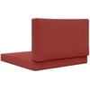 Lauko sofa pagalvėlė Poliesteris Vyno raudonumo 80 x 80 cm