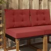 Lauko sofa pagalvėlė 2 pcs Vyno raudonumo Poliesteris