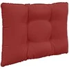 Lauko sofa pagalvėlė 2 pcs Vyno raudonumo Poliesteris