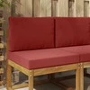 Lauko sofa pagalvėlė 2 pcs Vyno raudonumo Poliesteris