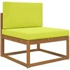 Lauko sofa pagalvėlė 2 pcs Žalia Poliesteris
