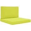 Lauko sofa pagalvėlė 2 pcs Žalia Poliesteris
