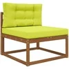 Lauko sofa pagalvėlė 2 pcs Žalia Poliesteris