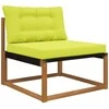 Lauko sofa pagalvėlė 2 pcs Žalia Poliesteris