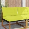 Lauko sofa pagalvėlė Poliesteris Žalia 80 x 68,5 x 8 cm