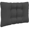 Lauko sofa pagalvėlė 3 pcs Antracitas Poliesteris