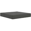 Lauko sofa pagalvėlė 3 pcs Antracitas Poliesteris