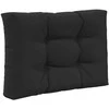 Lauko sofa pagalvėlė 3 pcs Juodas Poliesteris