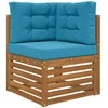 Lauko sofa pagalvėlė 3 pcs Karališka mėlyna Poliesteris