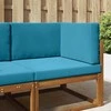 Lauko sofa pagalvėlė 3 pcs Karališka mėlyna Poliesteris