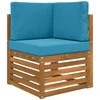 Lauko sofa pagalvėlė 3 pcs Karališka mėlyna Poliesteris