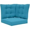 Lauko sofa pagalvėlė 3 pcs Karališka mėlyna Poliesteris