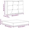 Lauko sofa pagalvėlė Poliesteris Karališka mėlyna 60 x 60 cm