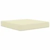 Lauko sofa pagalvėlė 3 pcs Kreminė Poliesteris