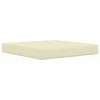 Lauko sofa pagalvėlė 3 pcs Kreminė Poliesteris