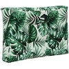 Lauko sofa pagalvėlė 3 pcs Lapų raštas Poliesteris