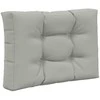 Lauko sofa pagalvėlė 3 pcs Pilka Poliesteris