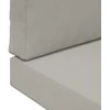 Lauko sofa pagalvėlė 3 pcs Pilka Poliesteris