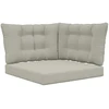 Lauko sofa pagalvėlė Poliesteris Pilka 68,5 x 68,5 cm