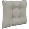Lauko sofa pagalvėlė 3 pcs Pilka Poliesteris