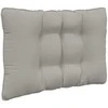 Lauko sofa pagalvėlė 3 pcs Pilka Poliesteris