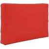 Lauko sofa pagalvėlė 3 pcs Raudona Poliesteris