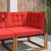 Lauko sofa pagalvėlė Poliesteris Raudona 80 x 43 x 10 cm