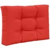 Lauko sofa pagalvėlė 3 pcs Raudona Poliesteris