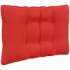 Lauko sofa pagalvėlė 3 pcs Raudona Poliesteris