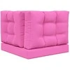 Lauko sofa pagalvėlė 3 pcs Rožinė Poliesteris
