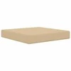 Lauko sofa pagalvėlė 3 pcs Smėlio Poliesteris