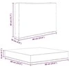Lauko sofa pagalvėlė 3 pcs Smėlio Poliesteris