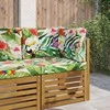 Lauko sofa pagalvėlė 3 pcs spalvingas Poliesteris