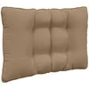 Lauko sofa pagalvėlė 3 pcs Taupe Poliesteris