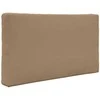 Lauko sofa pagalvėlė 3 pcs Taupe Poliesteris