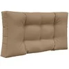 Lauko sofa pagalvėlė 3 pcs Taupe Poliesteris