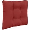 Lauko sofa pagalvėlė 3 pcs Vyno raudonumo Poliesteris