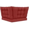 Lauko sofa pagalvėlė Poliesteris Vyno raudonumo 68,5 x 68,5 cm
