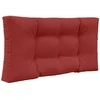 Lauko sofa pagalvėlė 3 pcs Vyno raudonumo Poliesteris