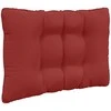 Lauko sofa pagalvėlė 3 pcs Vyno raudonumo Poliesteris