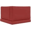Lauko sofa pagalvėlė 3 pcs Vyno raudonumo Poliesteris