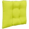 Lauko sofa pagalvėlė 3 pcs Žalia Poliesteris