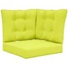 Lauko sofa pagalvėlė 3 pcs Žalia Poliesteris